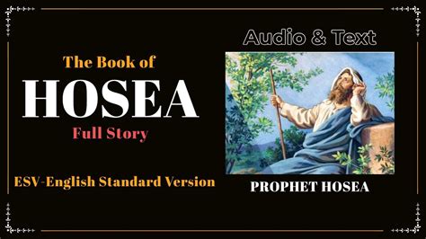 Isaiah 183. . Hosea esv